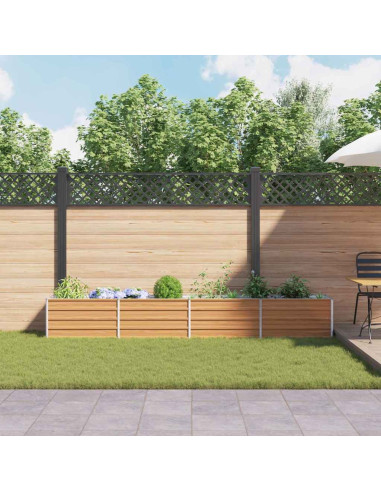 Letto rialzato da giardino Marrone Chiaro 320 x 40 x 45 cm