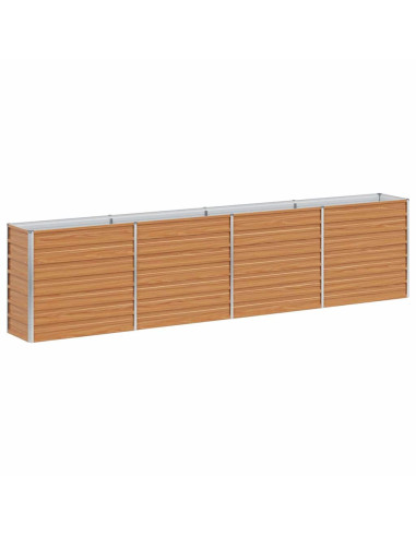 Letto rialzato da giardino Marrone Chiaro 320 x 40 x 77 cm