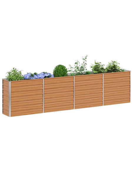 Letto rialzato da giardino Marrone Chiaro 320 x 40 x 77 cm