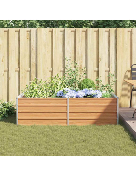 Letto rialzato da giardino Marrone Chiaro 160 x 80 x 45 cm
