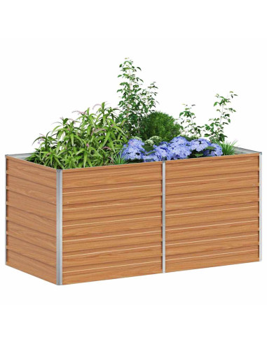 Letto rialzato da giardino Marrone Chiaro 160 x 80 x 77 cm