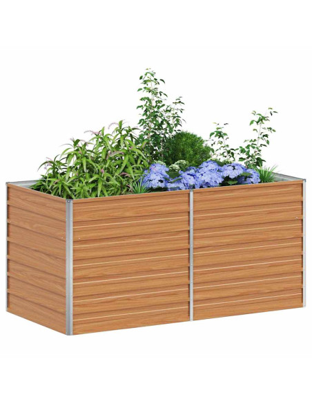 Letto rialzato da giardino Marrone Chiaro 160 x 80 x 77 cm