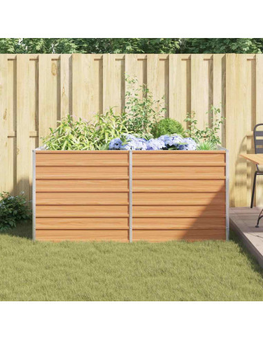 Letto rialzato da giardino Marrone Chiaro 160 x 80 x 77 cm