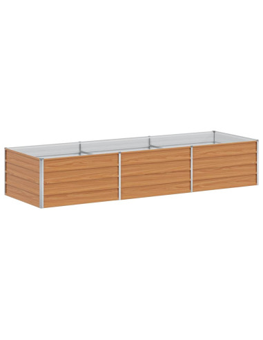 Letto rialzato da giardino Marrone Chiaro 240 x 80 x 45 cm