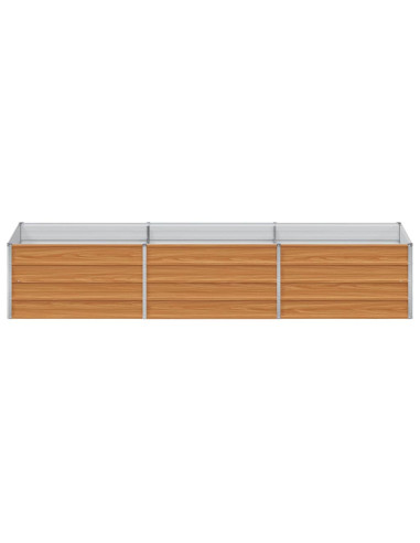 Letto rialzato da giardino Marrone Chiaro 240 x 80 x 45 cm