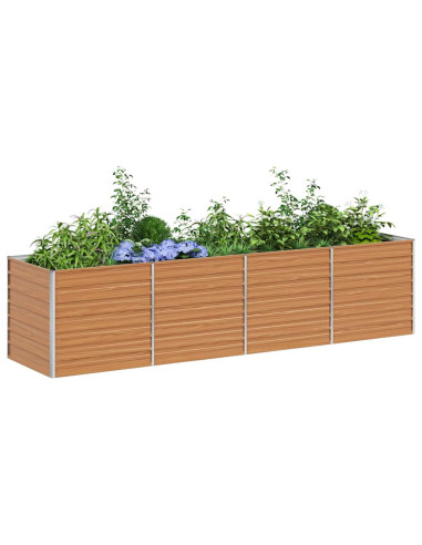 Letto rialzato da giardino Marrone Chiaro 320 x 80 x 77 cm