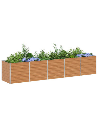 Letto rialzato da giardino Marrone Chiaro 400 x 80 x 77 cm