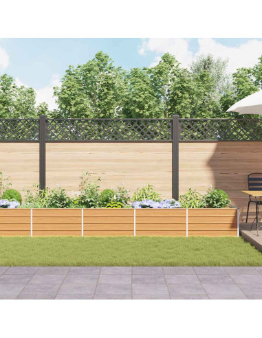 Letto rialzato da giardino Marrone Chiaro 480 x 80 x 45 cm