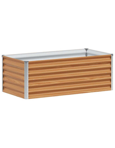 Letto rialzato da giardino 98 x 50 x 36 cm Acciaio zincato