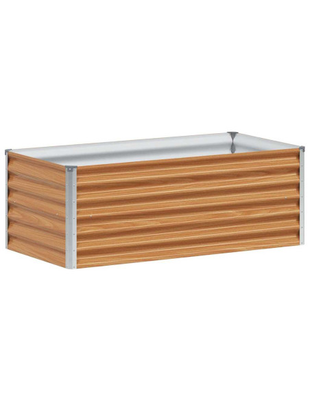 Letto rialzato da giardino 98 x 50 x 36 cm Acciaio zincato