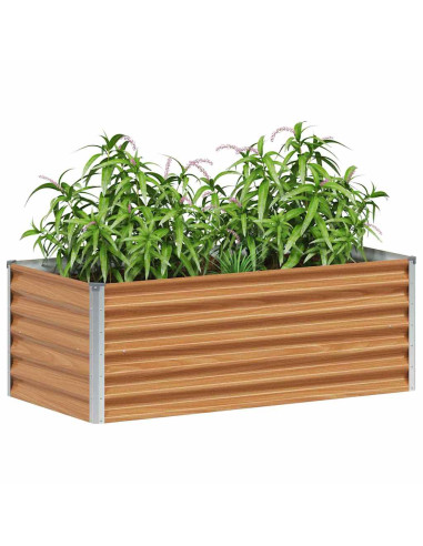 Letto rialzato da giardino 98 x 50 x 36 cm Acciaio zincato