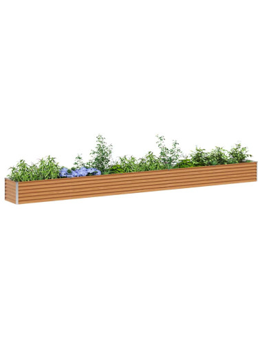 Letto rialzato da giardino 485 x 50 x 36 cm Acciaio zincato