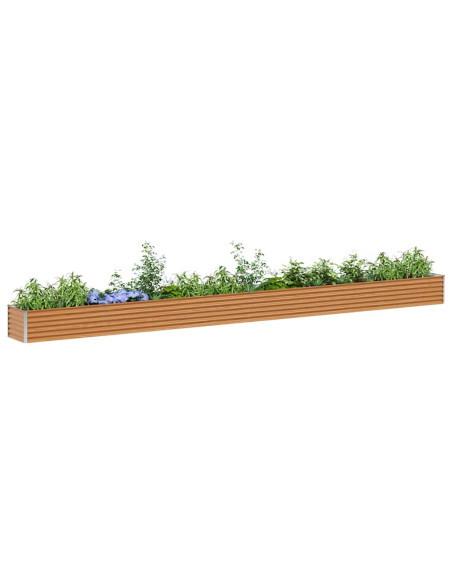 Letto rialzato da giardino 582 x 50 x 36 cm Acciaio zincato