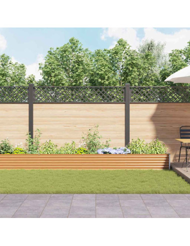 Letto rialzato da giardino 775 x 50 x 36 cm Acciaio zincato