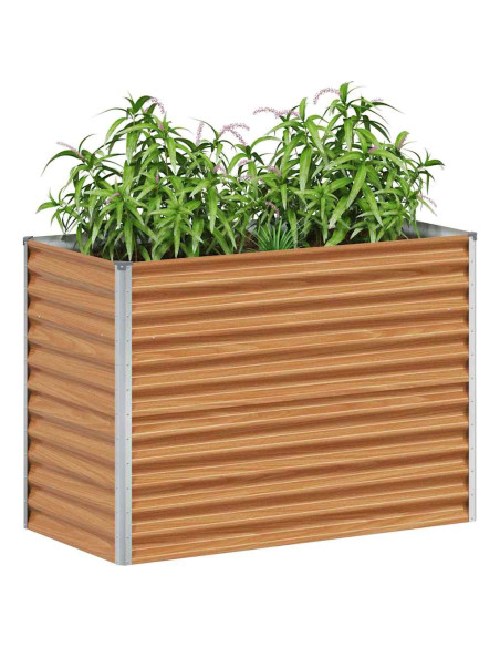 Letto rialzato da giardino 98 x 50 x 68 cm Acciaio zincato