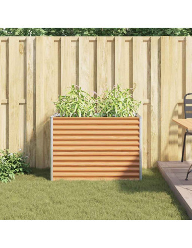 Letto rialzato da giardino 98 x 50 x 68 cm Acciaio zincato