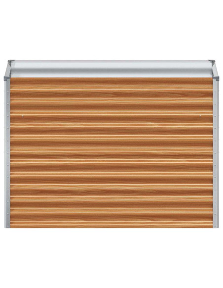 Letto rialzato da giardino 98 x 50 x 68 cm Acciaio zincato