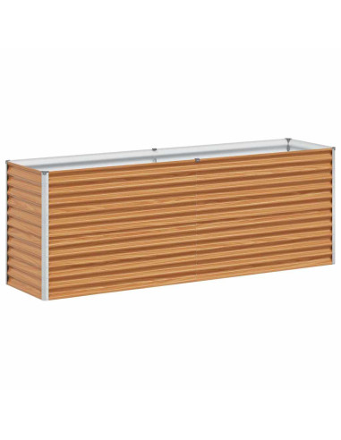 Letto rialzato da giardino 195 x 50 x 68 cm Acciaio zincato