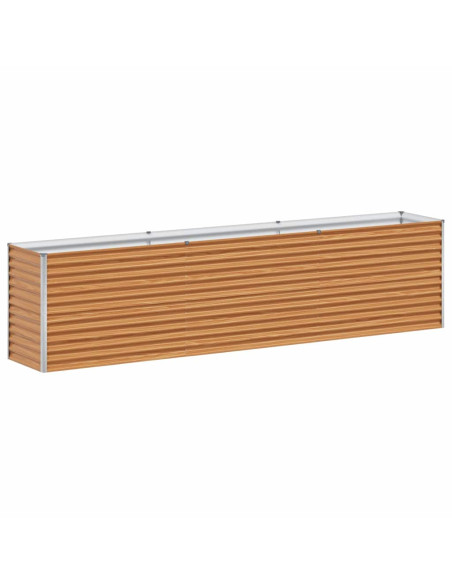 Letto rialzato da giardino 290 x 50 x 68 cm Acciaio zincato