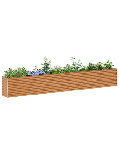 Letto rialzato da giardino 485 x 50 x 68 cm Acciaio zincato