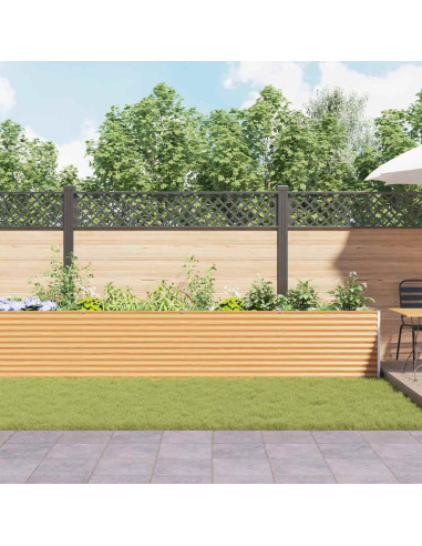 Letto rialzato da giardino 485 x 50 x 68 cm Acciaio zincato