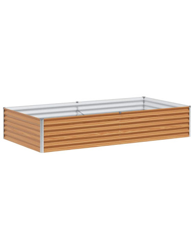 Letto rialzato da giardino 195 x 100 x 36 cm Acciaio zincato