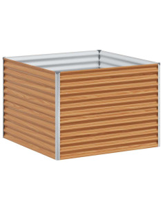 Letto rialzato da giardino 98 x 100 x 68 cm Acciaio zincato 2