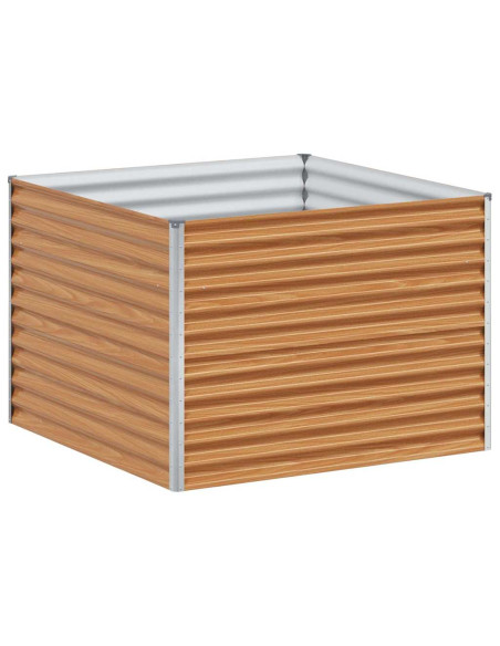 Letto rialzato da giardino 98 x 100 x 68 cm Acciaio zincato