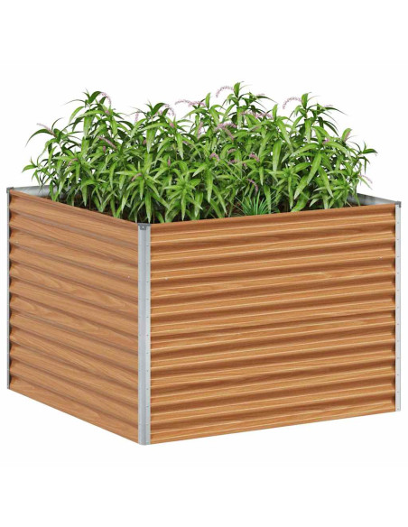 Letto rialzato da giardino 98 x 100 x 68 cm Acciaio zincato