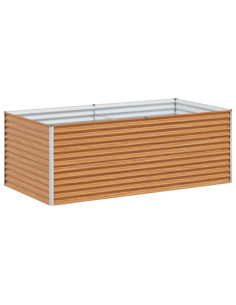 Letto rialzato da giardino 195 x 100 x 68 cm Acciaio zincato 2