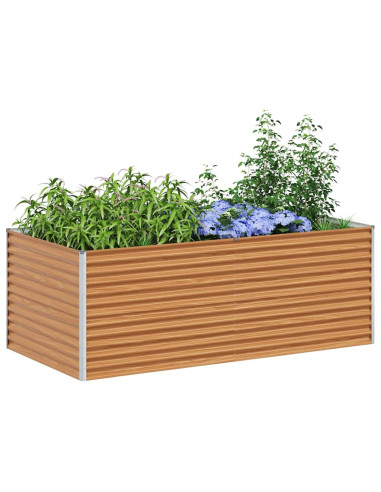 Letto rialzato da giardino 195 x 100 x 68 cm Acciaio zincato