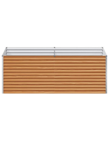 Letto rialzato da giardino 195 x 100 x 68 cm Acciaio zincato