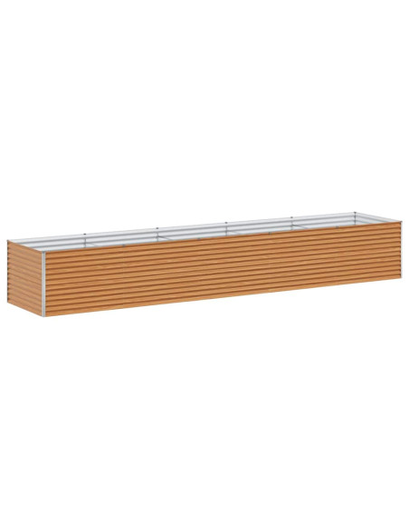 Letto rialzato da giardino 485 x 100 x 68 cm Acciaio zincato