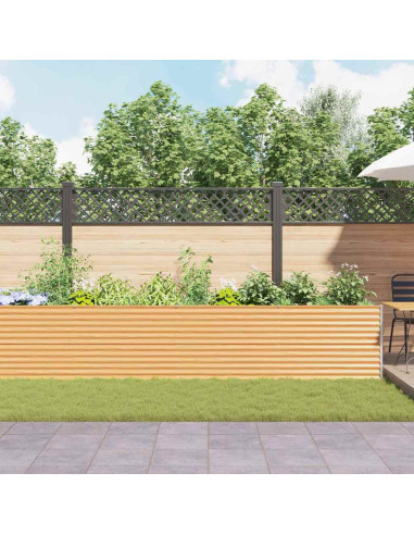Letto rialzato da giardino 485 x 100 x 68 cm Acciaio zincato