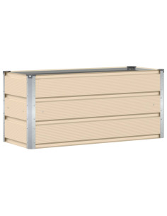 Fioriera Avorio 100 x 40 x 45 cm Acciaio 2