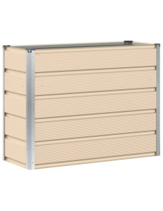 Fioriera Avorio 100 x 40 x 75 cm Acciaio 2