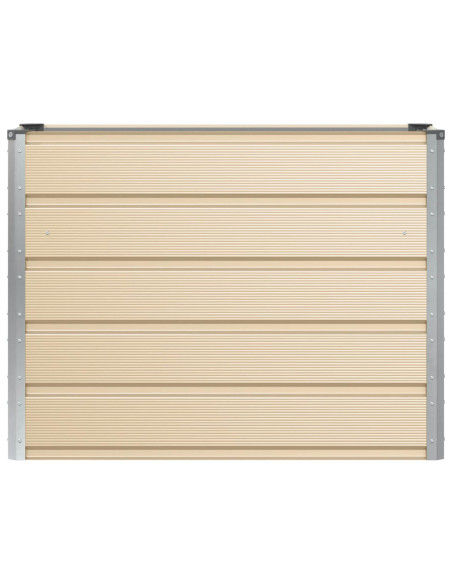 Fioriera Avorio 100 x 40 x 75 cm Acciaio