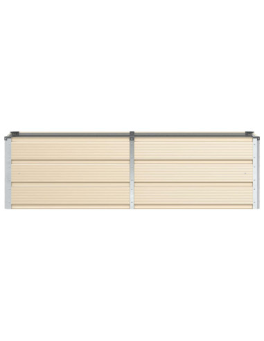 Fioriera Avorio 160 x 40 x 45 cm Acciaio