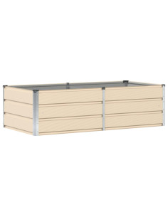 Fioriera Avorio 160 x 80 x 45 cm Acciaio 2