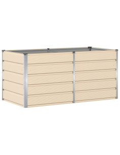 Fioriera Avorio 160 x 80 x 75 cm Acciaio 2