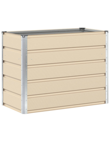 Fioriera Avorio 480 x 50 x 45 cm Acciaio zincato