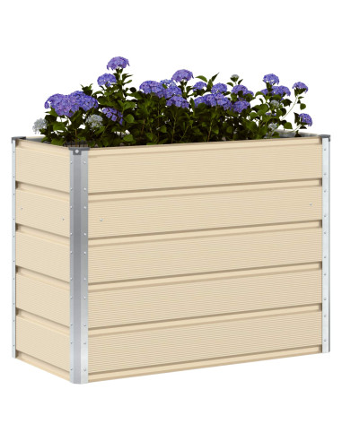 Fioriera Avorio 480 x 50 x 45 cm Acciaio zincato