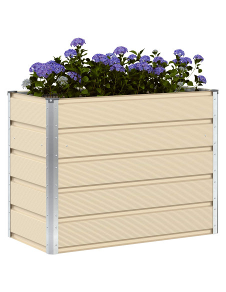 Fioriera Avorio 480 x 50 x 45 cm Acciaio zincato