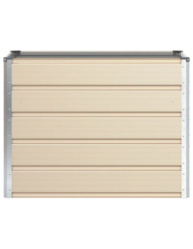 Fioriera Avorio 480 x 50 x 45 cm Acciaio zincato