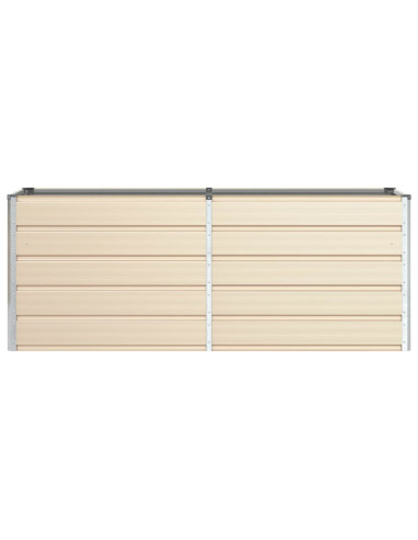 Fioriera Avorio 480 x 50 x 45 cm Acciaio zincato