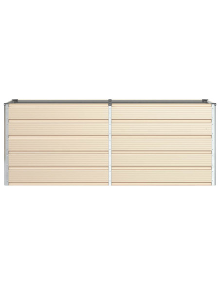 Fioriera Avorio 480 x 50 x 45 cm Acciaio zincato