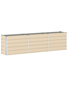 Fioriera Avorio 480 x 50 x 45 cm Acciaio zincato 2