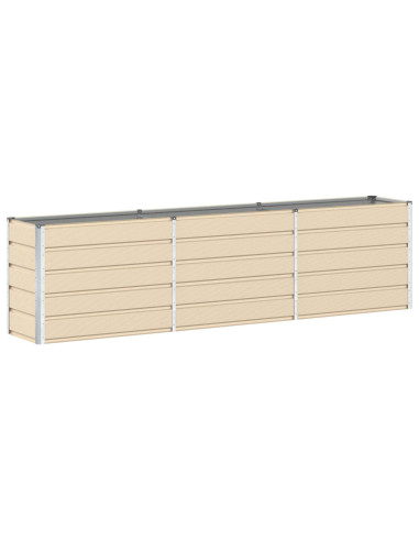 Fioriera Avorio 480 x 50 x 45 cm Acciaio zincato