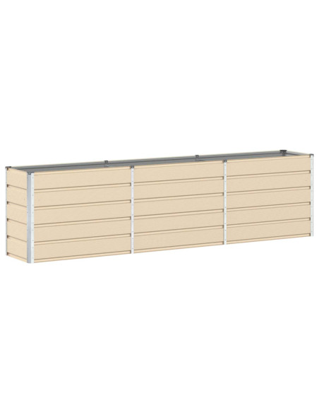 Fioriera Avorio 480 x 50 x 45 cm Acciaio zincato