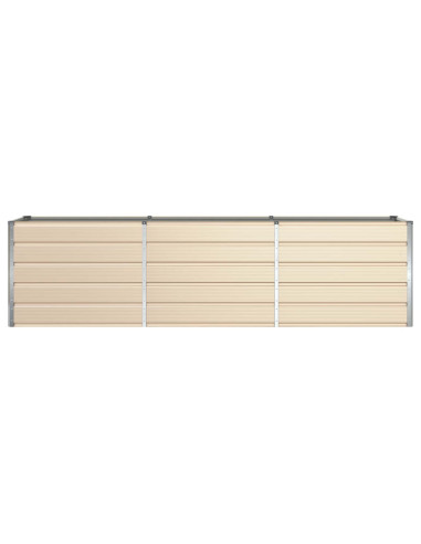 Fioriera Avorio 480 x 50 x 45 cm Acciaio zincato